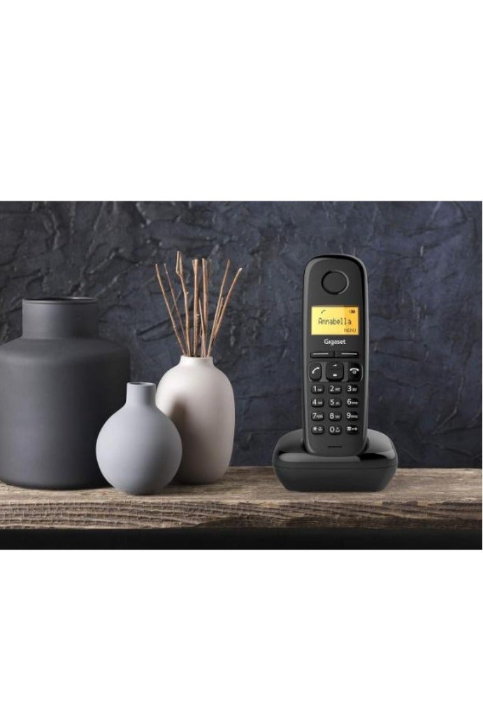 Gigaset A270 Cordless Phone with 18 Hrs Talk Time, 200 Hrs Standby, 50M Indoor & 300M Outdoor Range, Speakerphone, 80 Contact Storage, Made in Germany for Home & Office, DECT, Hands Free - Image 3