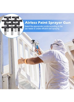 Generic 17 Pcs Airless Paint Sprayer Gun Set with Nozzle Guard, Spray Tips, and Filters for Airless Spraying Machines, Paint Accessories  - Image 5