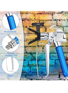 Generic 17 Pcs Airless Paint Sprayer Gun Set with Nozzle Guard, Spray Tips, and Filters for Airless Spraying Machines, Paint Accessories  - Image 3