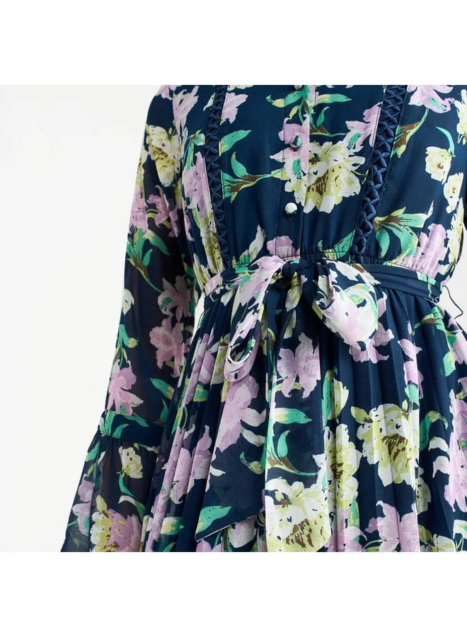 Splash FAV Floral Print Midi Dress