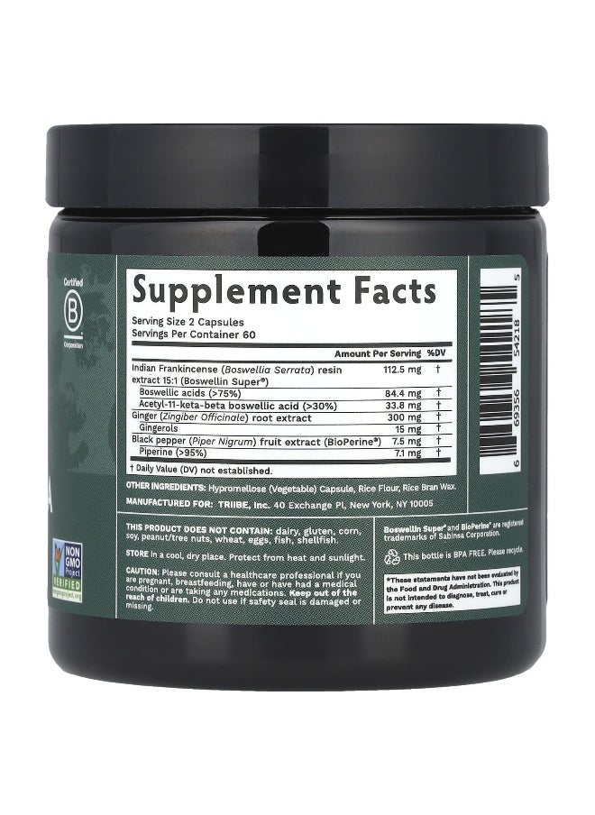 TRIBE ORGANICS Tribe Organics, Boswellia Complex, 120 Capsules  - Image 2