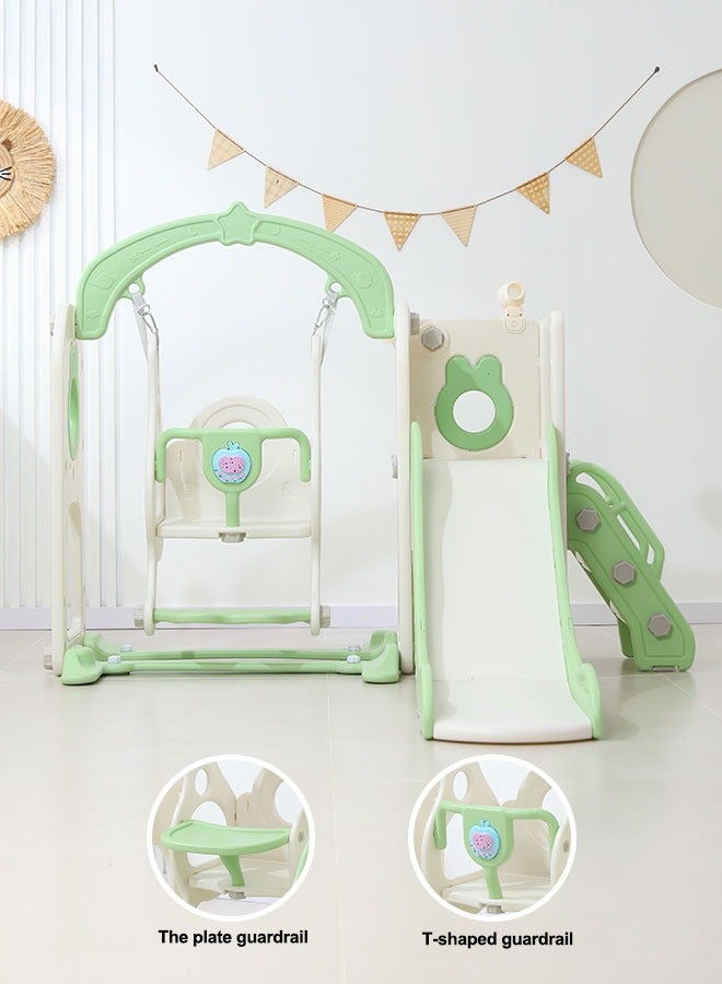 XIANGYU Mini Toddler Indoor Baby Plastic Slide Swing Set Kindergarten Indoor Set Toys For Children Home - Image 1