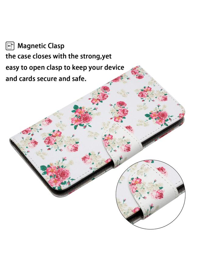 اس-توب جراب لهاتف Samsung Galaxy A21، جراب جلدي أفقي قابل للطي بنمط مرسوم مع حامل وفتحة بطاقة ومحفظة - Image 4