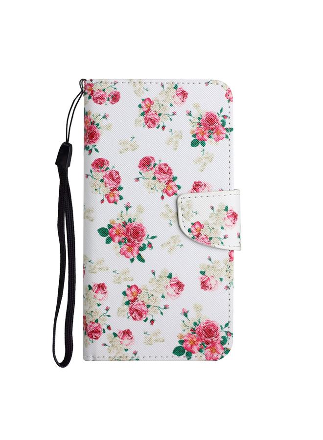 اس-توب جراب لهاتف Samsung Galaxy A21، جراب جلدي أفقي قابل للطي بنمط مرسوم مع حامل وفتحة بطاقة ومحفظة - Image 2