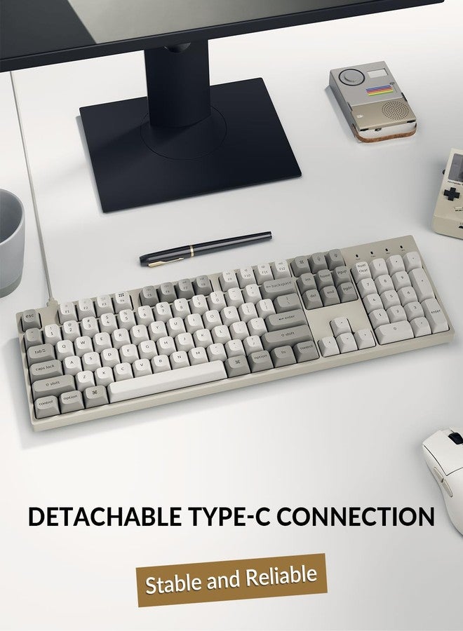 Keychron C2 Pro Wired Mechanical Keyboard with 8K Hz Polling Rate, Full Size Custom RGB Backlit Hot-Swappable, Non-Shine Through PBT Keycaps Compatible with Mac Windows Linux - Image 4