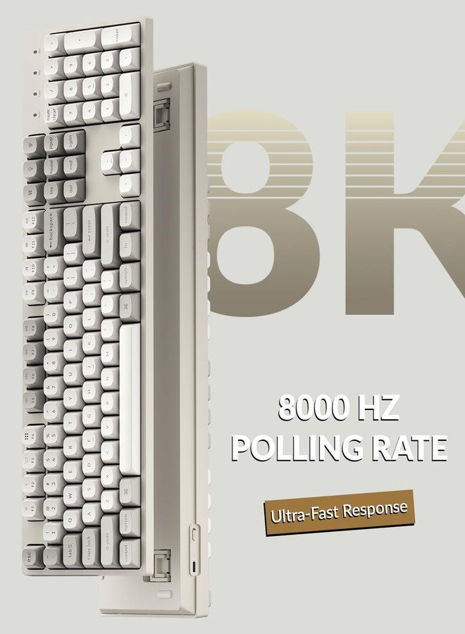 Keychron C2 Pro Wired Mechanical Keyboard with 8K Hz Polling Rate, Full Size Custom RGB Backlit Hot-Swappable, Non-Shine Through PBT Keycaps Compatible with Mac Windows Linux - Image 2
