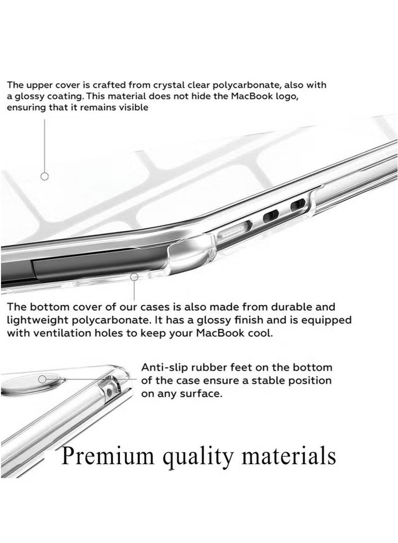 X-level MacBook Air 13.6 inch Case Hardshell & Screen Protector & keyboard cover,Hard Shell Protective Laptop Cover Case Compatible for Mac Book Air 13 M2 A2681 with Touch ID M3 A3113 2024 2023 2022  - Image 3