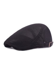 Men Breathable Mesh Summer Hat Beret Flat Cap