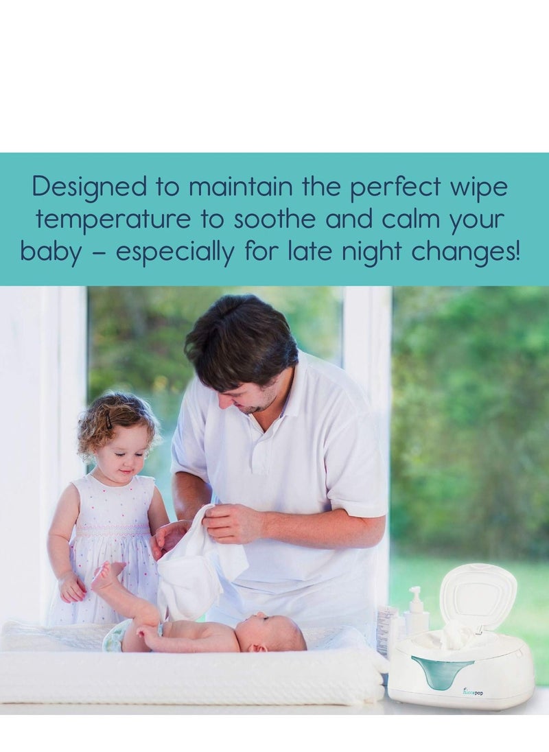 hiccapop - hiccapop Wipe Warmer and Baby Wet Wipes Dispenser Case with Changing Light - Image 1