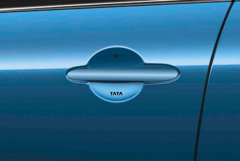 BIG FLAG CARMARK 2D Skin Type Transparent Car Door Handle Cup Scratch Guard Sticker Universal for Specific Brand (Pack of 4) (2DDRVAR) (TATA) - Image 3