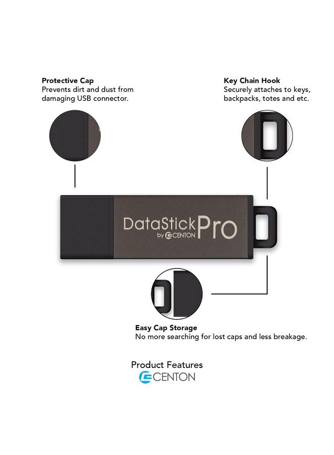 Centon Datastick Pro 8Gb Usb 2.0 Flash Drives (Dsp8Gb10Pk)  - Image 4
