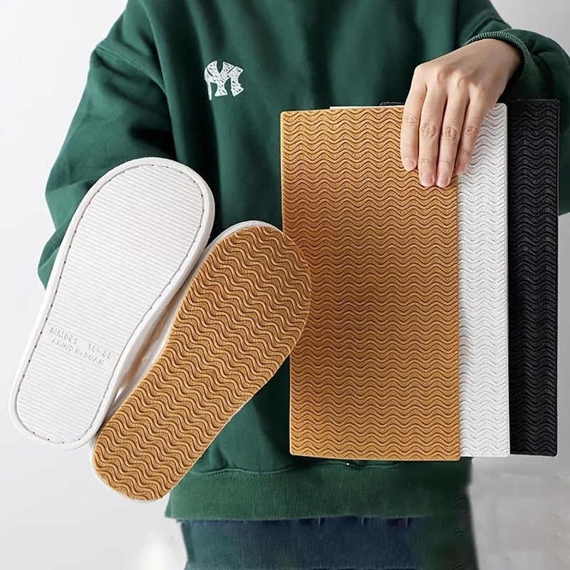 Self Adhesive Rubber Anti Slip Shoe Pad Apricot Shock Absorbing Wear Resistant Sound Dampening High Heel Forefoot Women Pad - Image 3