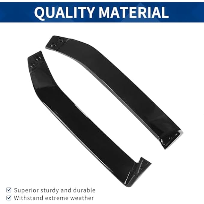 XPHAZZ Front Bumper Lip Compatible with X5 G05 LCI M-Sport Bumper Model (Gloss Black, 2024-2025 G05 LCI) - Image 5