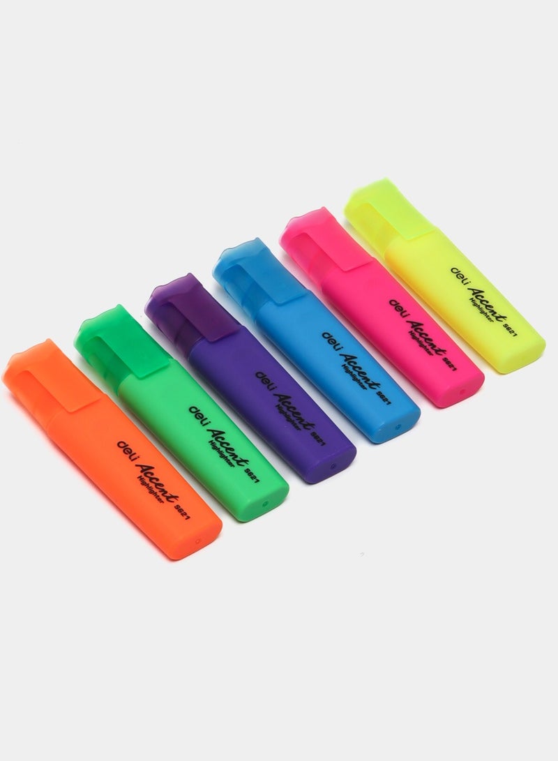 Deli FF23 Highlighter Set Chisel Tip 1~5mm - 48pcs - ideal for studying and note-taking - Image 2