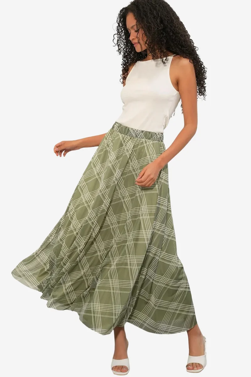 بيغ دارت BDART High-Waist Floral Maxi Skirt