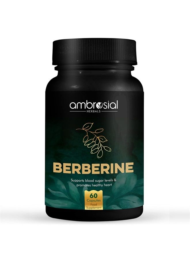 ambrosial بيربرين 500 ملغ لكل كبسولة يعزز وظائف القلب الصحية، عبوة من 1-60 كبسولة - Image 1
