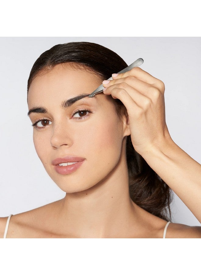 تويزرمان ملقط ذو رأس مائل من الفولاذ المقاوم للصدأ - ملقط دقيق للحاجب، لإزالة الشعر من الوجه والشعر الناشئ تحت الجلد (فولاذ مقاوم للصدأ كلاسيكي) - Image 2