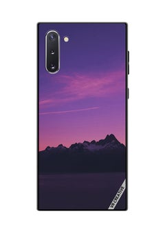 VR CREATIVE Protective Case Cover For Samsung Galaxy Note10 5G Purple Mountain Design Multicolour  - Image 1