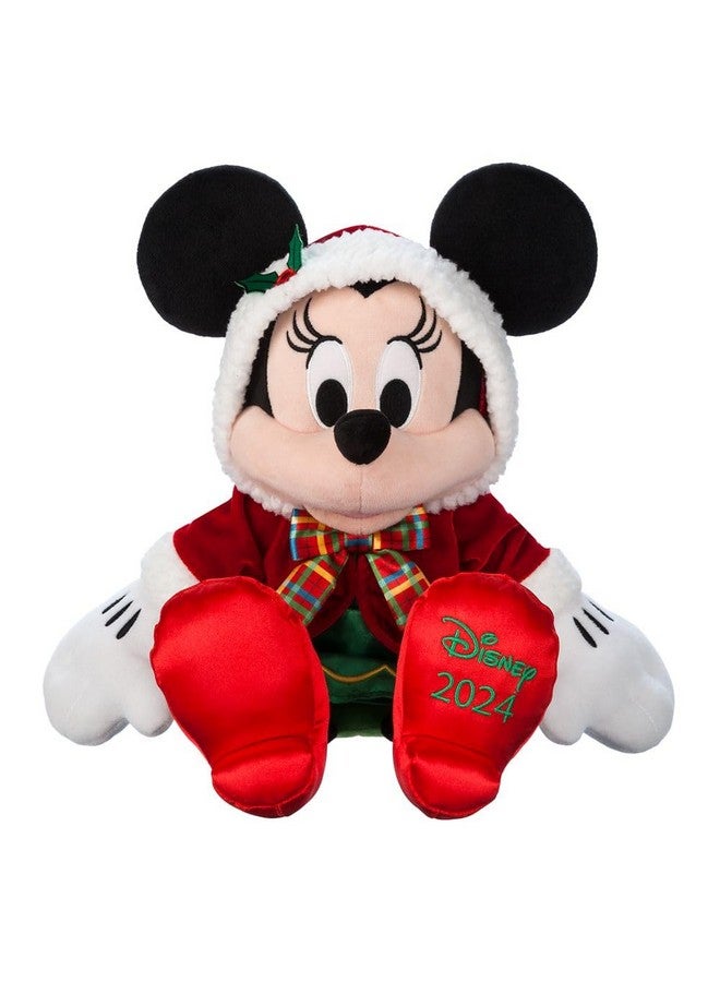 Disney Store Official Holiday Plush - Minnie Mouse Stuffed Animals with Embroidered Details, Plush Sculpting Christmas Collection Soft Toys. Suitable for All Ages. - Image 3