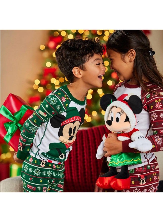 Disney Store Official Holiday Plush - Minnie Mouse Stuffed Animals with Embroidered Details, Plush Sculpting Christmas Collection Soft Toys. Suitable for All Ages. - Image 4
