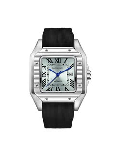 Generic Shandushi automatic mechanical watch mens elegant Roman hollow waterproof mens mechanical watch factory delivery wholesaleBlack with silver shell ice blue surface Black with silver shell ice blue surface 