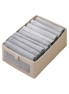 ARCOON Foldable Storage Boxes with Transparent Window Storage Clothes Wardrobe, Closet, Shelves Organiser Cloth Storage Bin for Home Office & Living Room