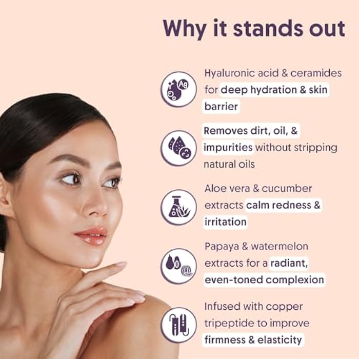 Aravi Organic Barrier Repair Combo | Moisturizer & Cleanser | Restores Skin Barrier, Hydrates & Soothes | pH-Balanced, Non-Comedogenic & Fragrance-Free | For Dry & Sensitive Skin - Image 2