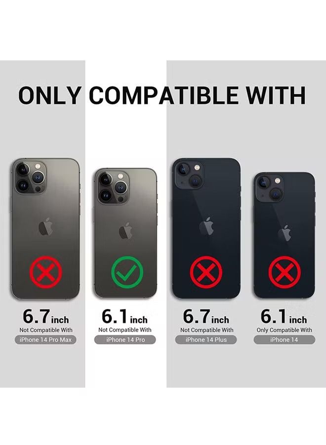 إيف زجاج مقوى غير لامع للخصوصية متوافق مع هاتف iPhone 14 Pro مضاد للتوهج ومضاد للتجسس واقي للشاشة لهاتف iPhone 14 Pro 6.1 بوصة تغطية كاملة ومضاد للنظرة وصلابة 9H شفاف - Image 2