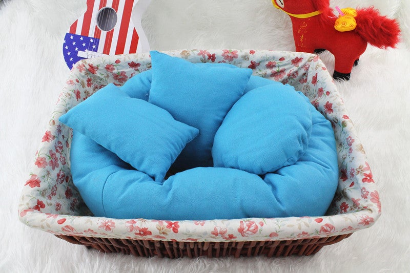 Newborn Colorful Posing Pillows Photography Props Blue