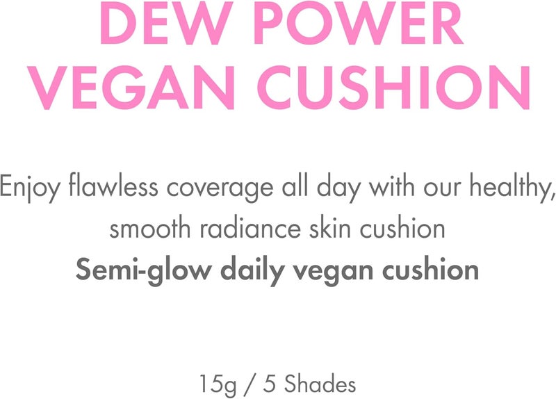 Amuse Seoul Dew Power Vegan Cushion - Clear Beige - Image 4