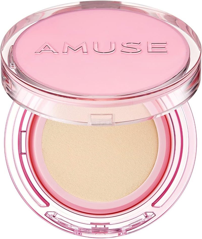 Amuse Seoul Dew Power Vegan Cushion - Clear Beige - Image 1