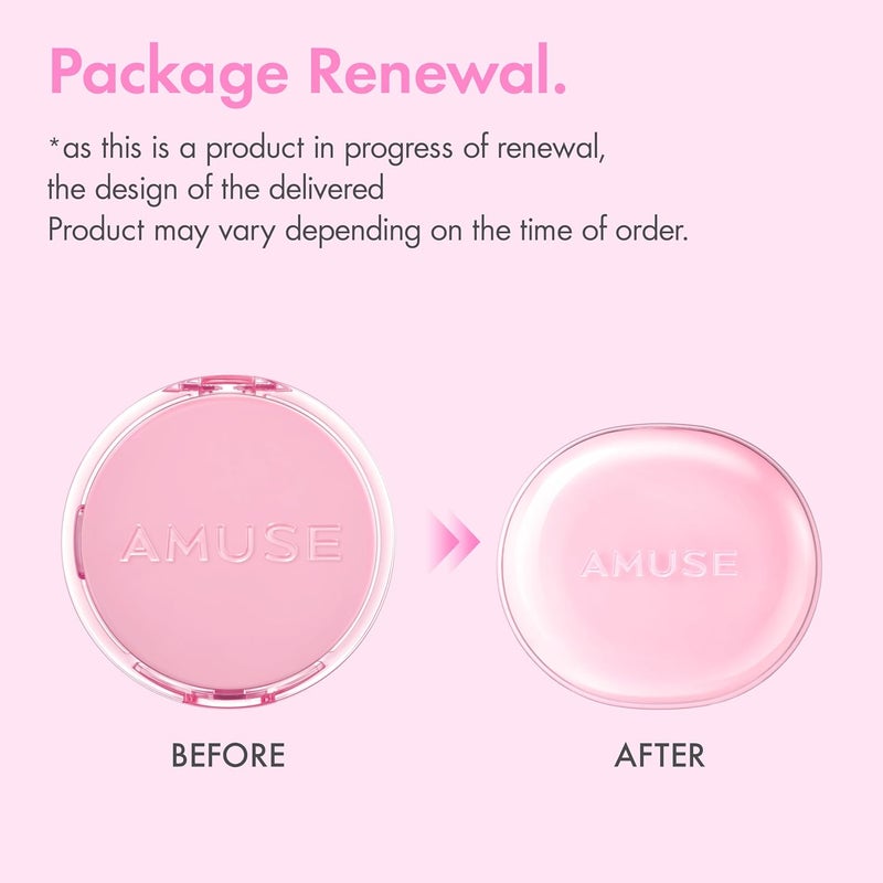 Amuse Seoul Dew Power Vegan Cushion - Clear Beige - Image 2