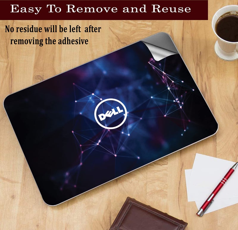 Inkykart Pattern D3 Top+Wrist Pad Vinyl Laptop Skin/Sticker/Cover for 15 to 15.6 Inches Laptops Laminated-Removable-HD Quality Compatible for Dell.(15x10 Inches) - Image 4