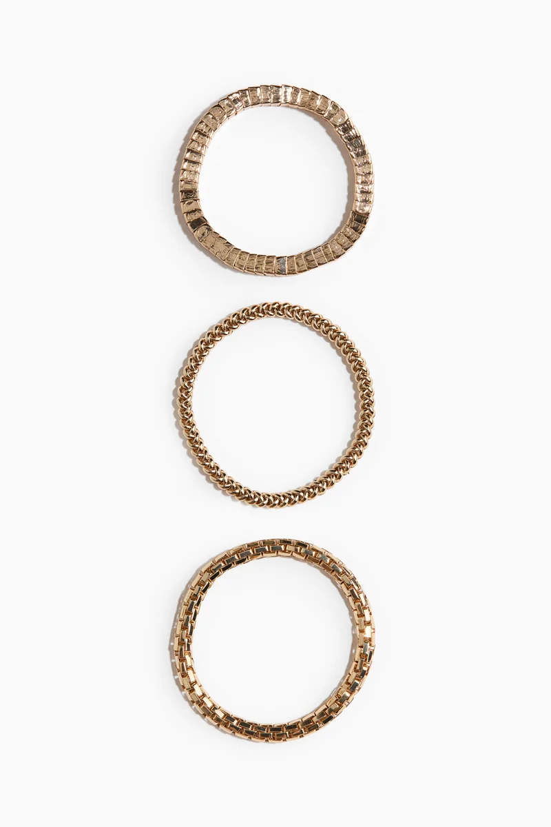 3-pack chunky bracelets