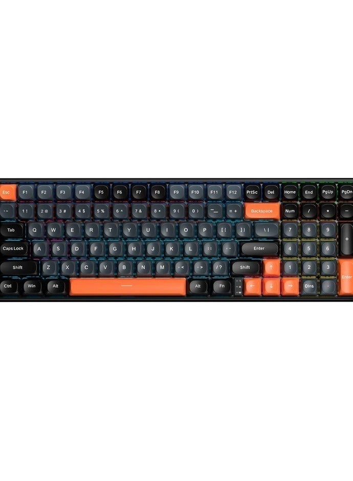 أولا لوحة مفاتيح الألعاب الميكانيكية AULA S100، بإضاءة خلفية RGB، لوحة مفاتيح لاسلكية لأجهزة الكمبيوتر المكتبية والمحمولة - Image 3