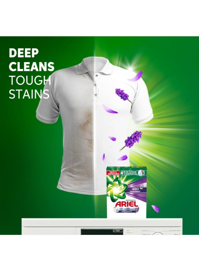 Ariel Ariel Fast Dissolving Laundry Detergent Powder with Lavender, 9 KG  - Image 4