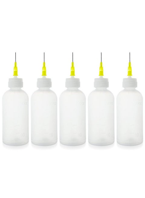 50Cc Needle Glue Squeeze Bottle Precision Tip Applicator 5 Pack