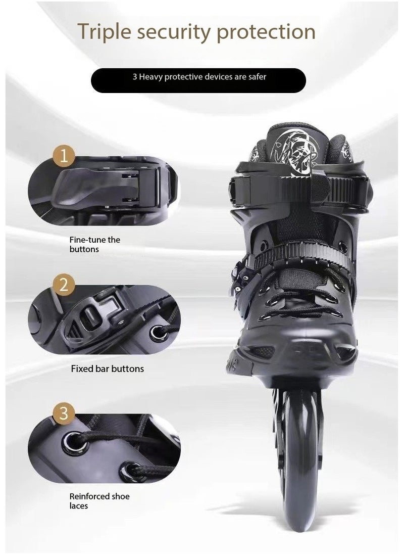 Inline Skates 3 Wheels 110mm Roller Skate Blades for Adults Professional Outdoor Speed Skates - pzsku/Z0E587BEE5DF58400818DZ/45/_/1738908544/30174bcc-99a4-4379-a0b5-266e3e195e0e