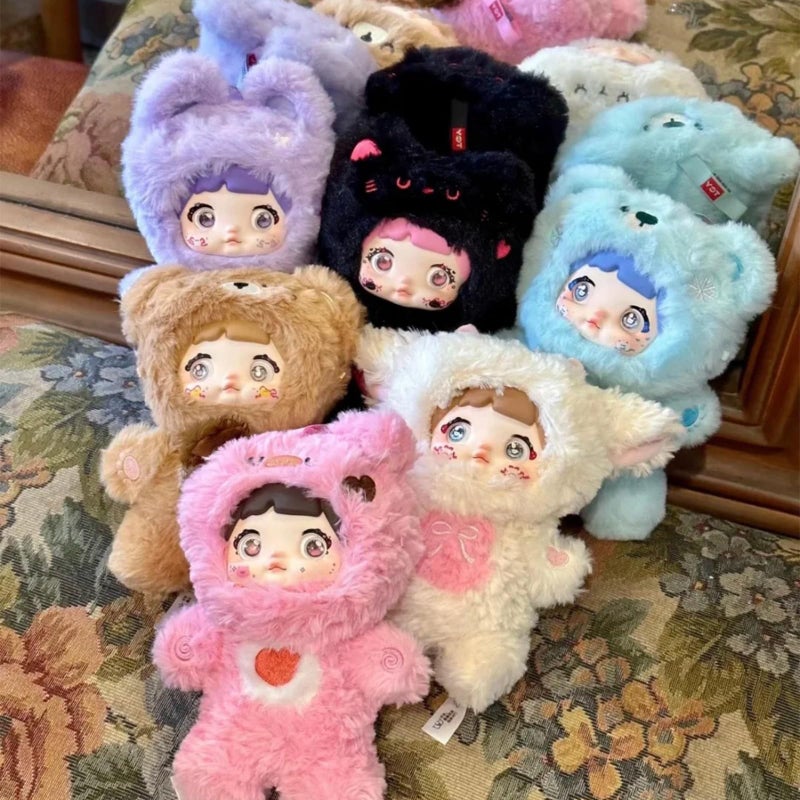 CALEMBOU Plush Blind Box, Kawaii Nommi Cute Series Stuffed Blind Box Doll, Kawaii Mystery Vinyl Plush Toys Collectible for Birthday Gift (Nommi Cute 1pc) - Image 2