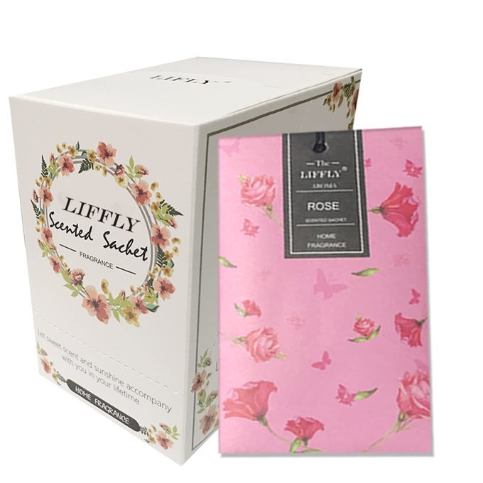 14 PACKS ROSE SCENTED SACHETS FOR DRAWERS AND CLOSETS