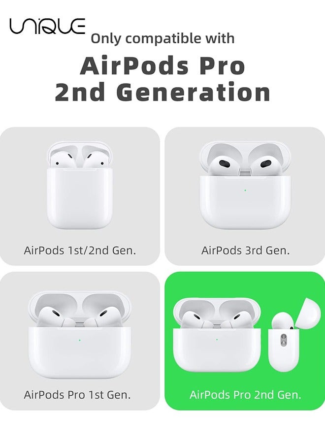 يونيك لغطاء سماعة الرأس Airpods Pro 2 - غطاء سماعة رأس على شكل أذن Cat ، غطاء وردي - مع حبل على شكل أذن Cat ، مصمم ل Airpods Pro 2 - وردي - Image 2