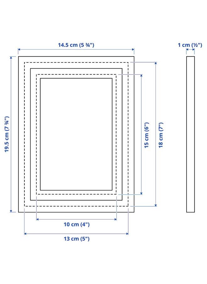 erorex - Frame, white, 13x18 cm - Image 1
