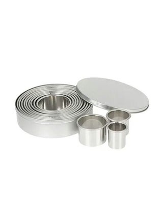 12 Pieces Round Biscuit Cookie Cutter Set - Stainless Steel Circle Pastry Cutter Molds Assorted Size - Including One Tin Box for Storage - pzsku/Z0E58BA18EE4DB3409632Z/45/_/1686203007/46f61224-df34-4a48-86a6-f488b7feae8b