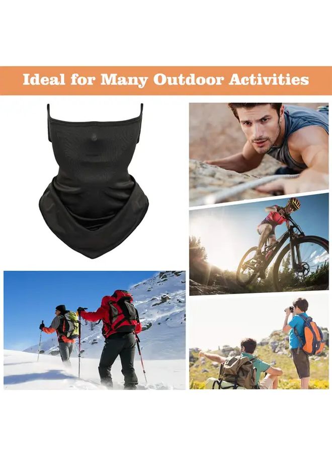 Light Grey Lightweight Breathable Neck Shield Mask Scarf For Outdoor Sports - Image 5