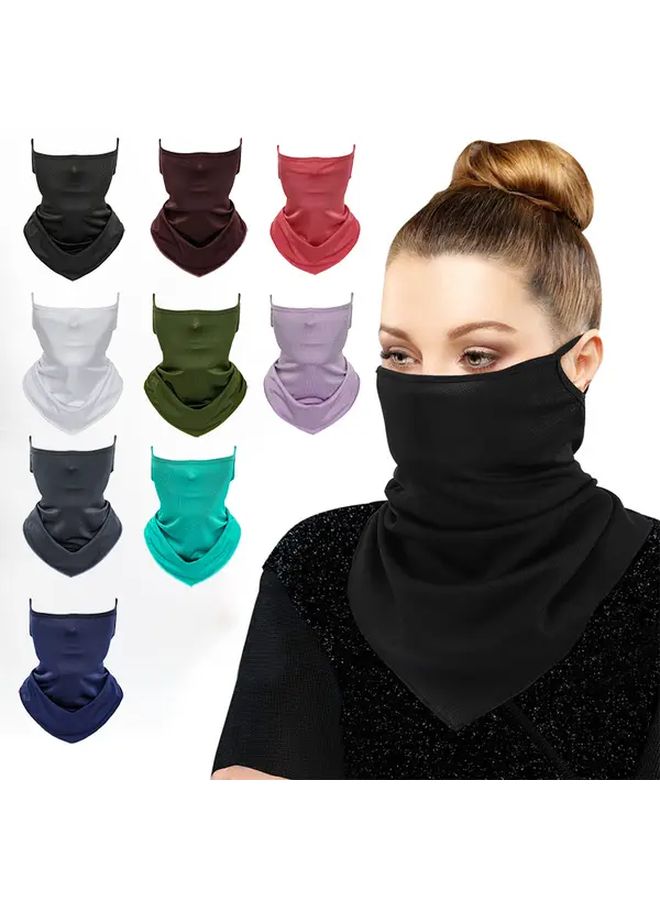 Light Grey Lightweight Breathable Neck Shield Mask Scarf For Outdoor Sports - Image 1