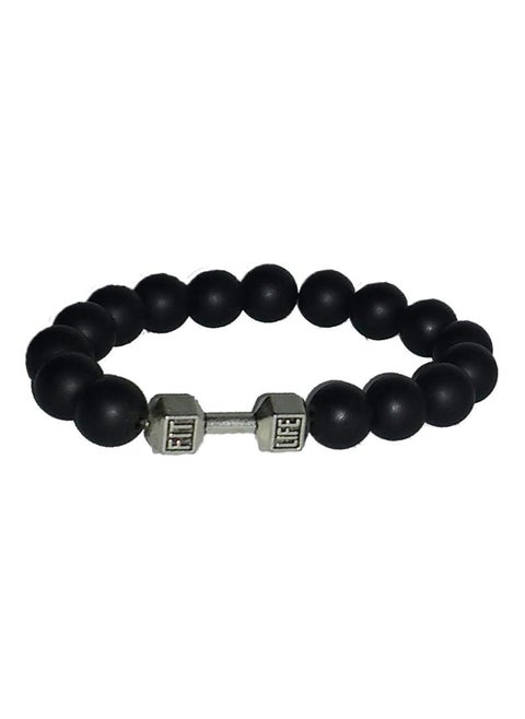 beads bracelet with dumbbells for unisex
