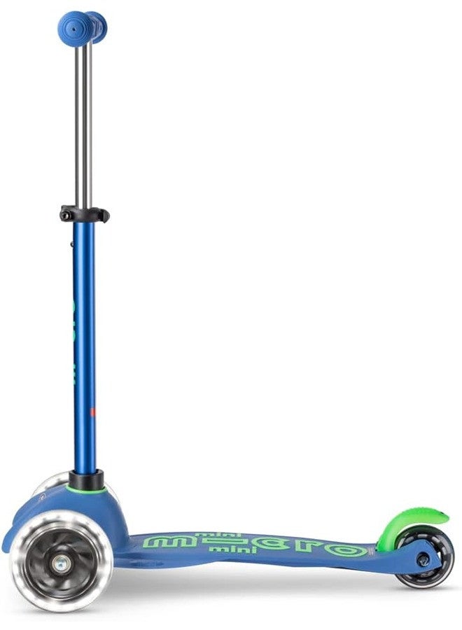 Micro Scooters - Mini Deluxe Crystal Blue with LED Wheels MMD175 |Adjustable Handlebar |3 Wheels |Max Load 50KG | Scooter for Kids | Kids Scooter | Scooter with LED Wheels|Scooter for Kids 2-5 Years - Image 3