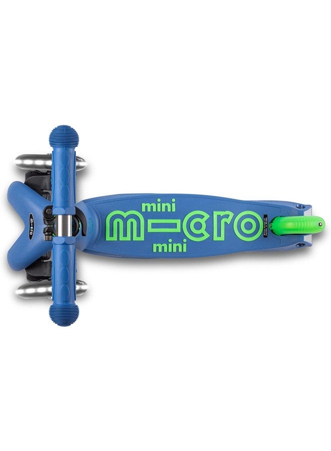 Micro Scooters - Mini Deluxe Crystal Blue with LED Wheels MMD175 |Adjustable Handlebar |3 Wheels |Max Load 50KG | Scooter for Kids | Kids Scooter | Scooter with LED Wheels|Scooter for Kids 2-5 Years - Image 5