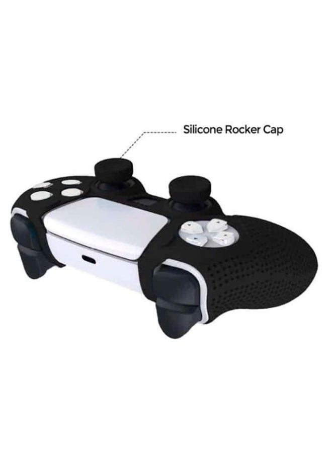 DOBE Silicone Protective Case For PlayStation 5 Dualsense Controller - Black TP5-0559 - Image 2