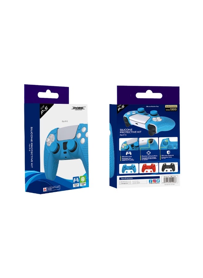 DOBE Silicone Protective Case For PlayStation 5 Dualsense Controller - Black TP5-0559 - Image 4